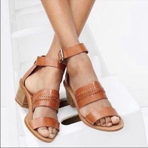 Madewell Warren Woven Block Heel Sandal